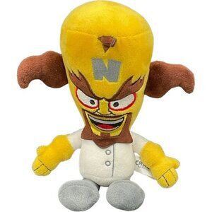 Crash Bandicoot Dr. Neo Cortex Plush Toy 8" Sitting Posable Soft Stuffed Figure